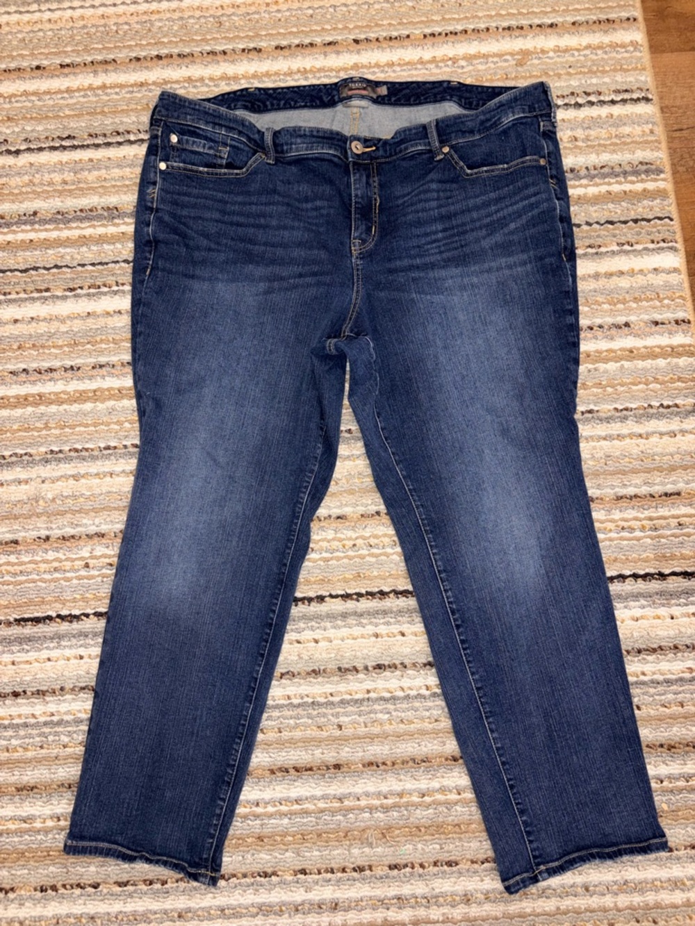 Torrid Boyfriend Straight Jeans Size 24R Vintage Stretch 29" Inseam